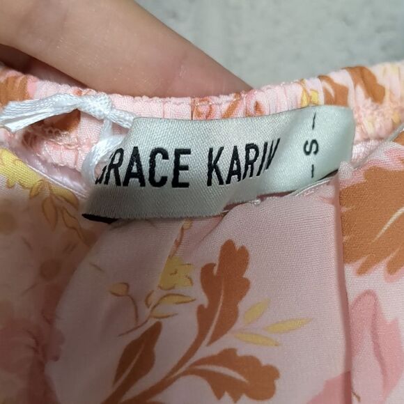 Floral Off Shoulder Smocked Maxi Dress, Size Small, NWT - Picture 3 of 11